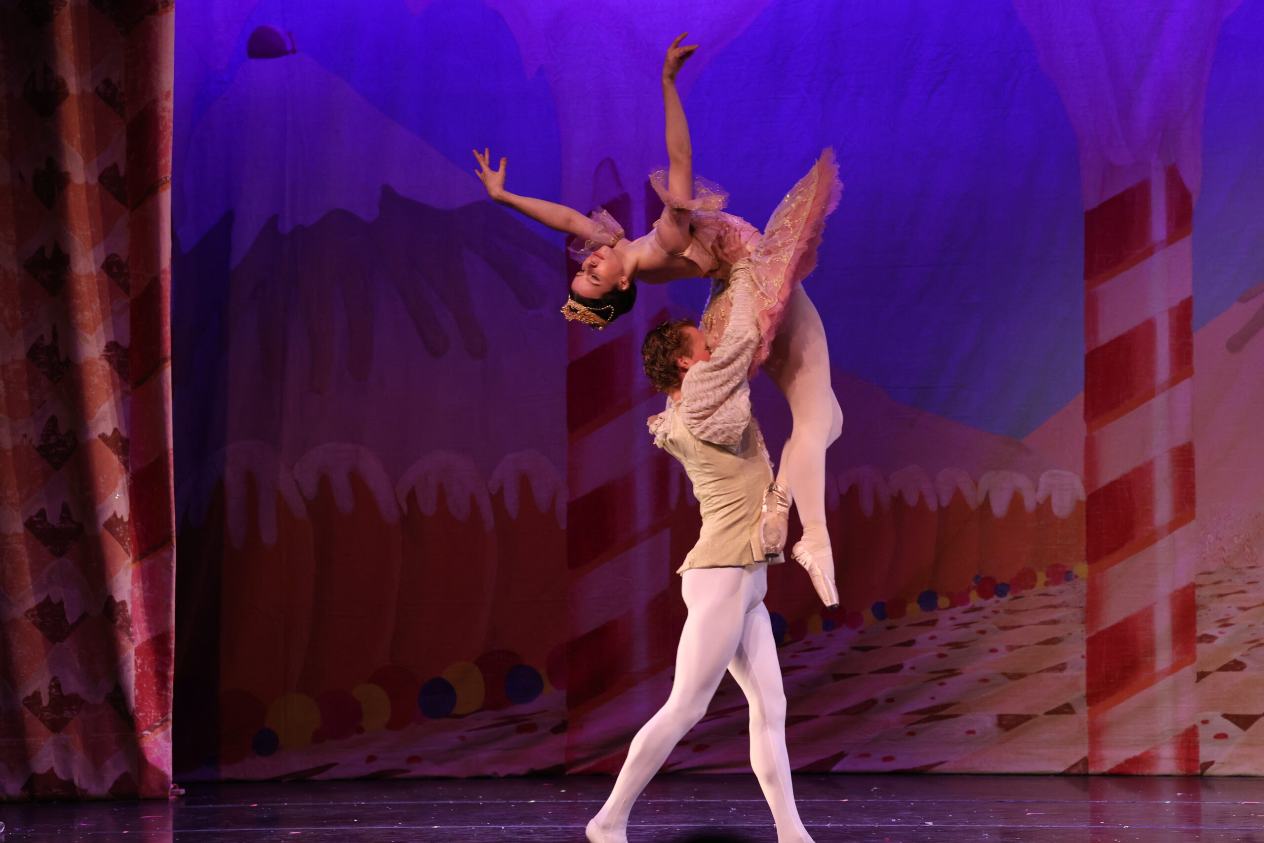 VBC's Sugar Plum Fairy performs a complicated lift.